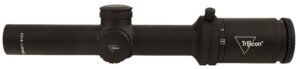 Trijicon 2900011 Credo Matte Black 1-4x24mm 30mm Tube LED Illuminated Red MRAD Ranging Reticle