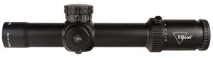 Trijicon Credo HX 1-8x Riflescope, Illuminated Red/Green MOA Segmented Circle Reticle