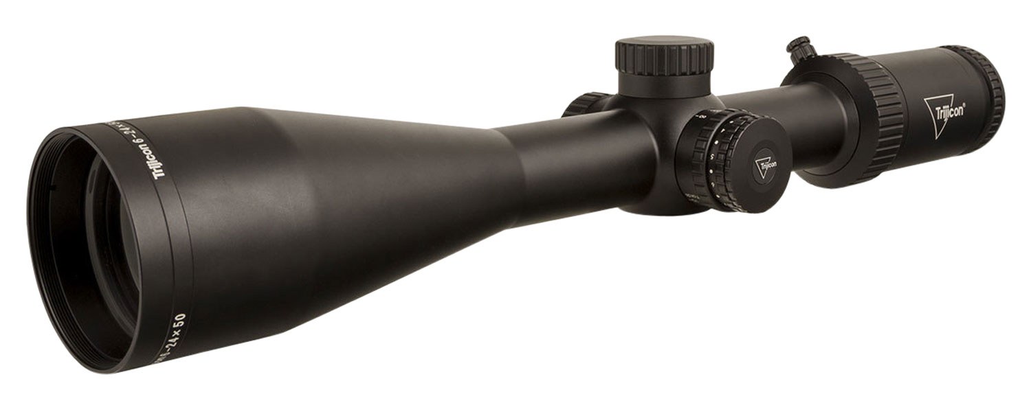 Trijicon 3000004 Tenmile HX Satin Black 6-24x50mm 30mm Tube LED Illuminated MOA Ranging with Green Dot Reticle