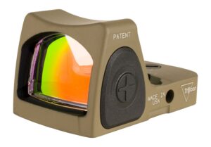 Trijicon RMR T2 6.5 MOA Red Dot Adjustable LED Ck FDE