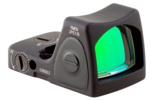 Trijicon RMR Type 2 Adjustable LED Reflex Sight, 1.0 MOA Red Dot, Black