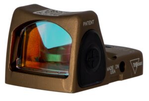 Trijicon RMR Type 2 Adjustable LED HRS Reflex Sight, 3.25 MOA Red Dot, Coyote Brown
