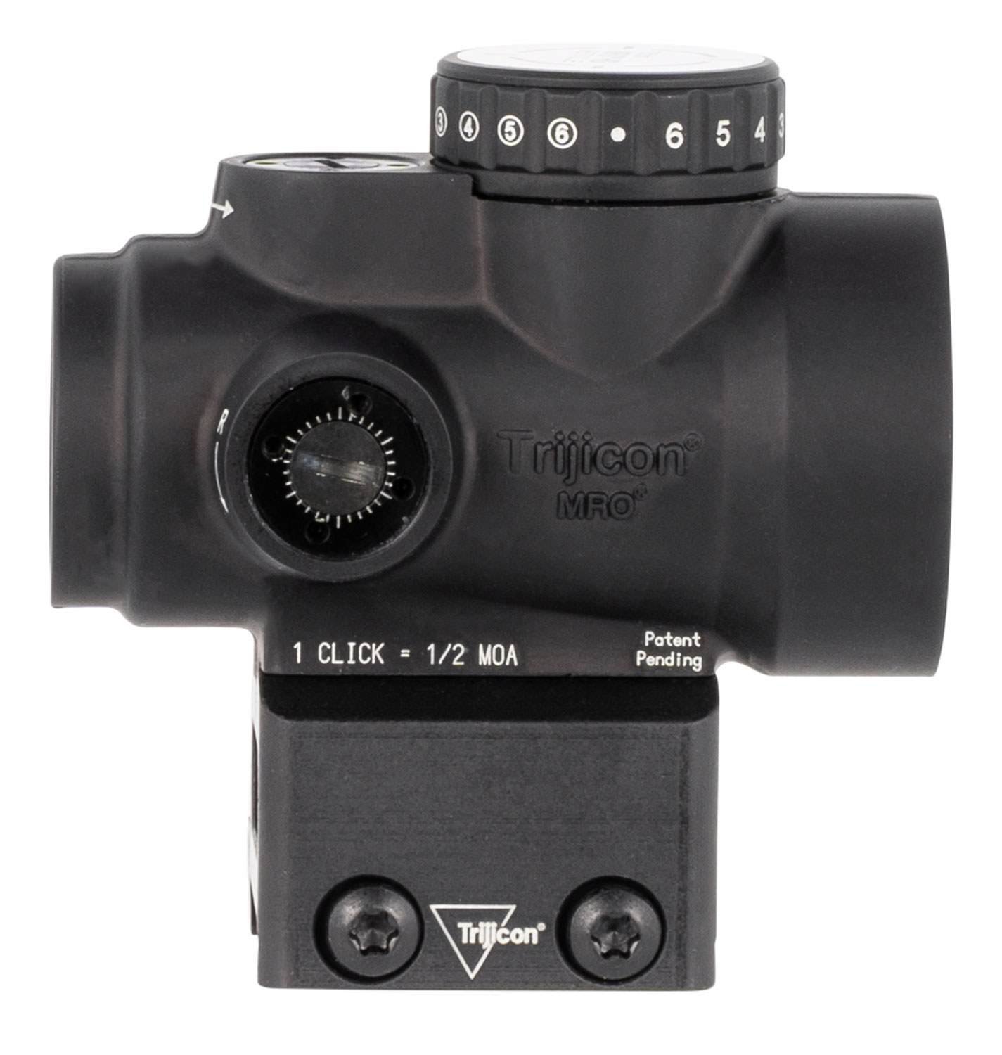 Trijicon 2200052 MRO HD Matte Black 1 X 25 Mm 2 MOA Red Dot/68 MOA Circle Multi Reticle Full Cowitness Mount