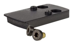 Trijicon AC32092 Adapter Plate Matte Black Steel, Fits Springfield Hellcat OSP/S&W M&P Shield C.O.R.E, RMSc Footprint Mount