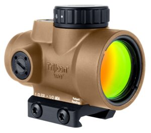 Trijicon MRO SD 1x25 Red Dot Sight, 2 MOA Red Dot, Coyote Low Mount
