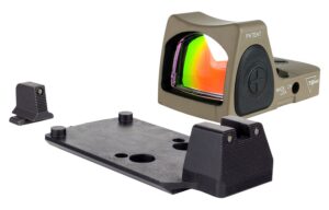 Trijicon RMR Dual Defense RM06-C-700816 Red Dot Sight, 1x, 3.25 MOA, Black/FDE Cerakote