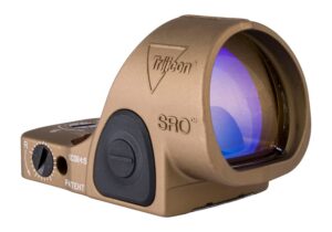Trijicon SRO Sight Adjustable LED 2.5 MOA Green Dot Coyote Brown Anodized