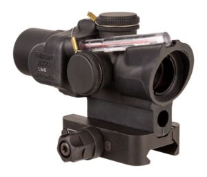 Trijicon ACOG TA44-C-400413 1.5x16S Compact Scope with Q-LOC Mount, Dual Illuminated Red Reticle for .223/5.56 Caliber