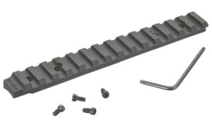 Ruger 90678 Picatinny Rail Black Anodized Aluminum Fits Ruger American Rifle Short Action 20 MOA