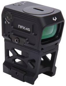 Viridian 9810060 RFX45 Black Anodized 1 X 24 Mm X 15.5 Mm 5 MOA Green Dot ACRO/Picatinny High 1/3 Cowitness Mount