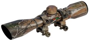 TruGlo TG8504CD Compact Realtree APG 4x 32mm 1" Tube Diamond Reticle with Rings