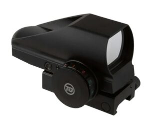 TruGlo TG8380B Tru-Brite Dual Color 1x 34mm Multi-Reticle Dual Illuminated Red/Green 4 Pattern CR2032 Lithium Black