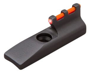 TruGlo TG965R Front Sight Red Fiber Optic Front/Black Frame Fits Browning Buck Mark Fits Ruger Mark II/Mark III/Mark IV, 22/45, Front Post Screw Mount
