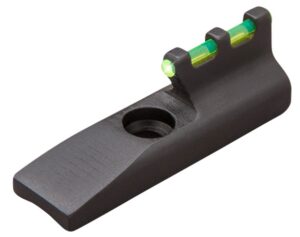 TruGlo TG965G Front Sight Green Fiber Optic Front/Black Frame Fits Browning Buck Mark Fits Ruger Mark II/Mark III/Mark IV, 22/45, Front Post Screw