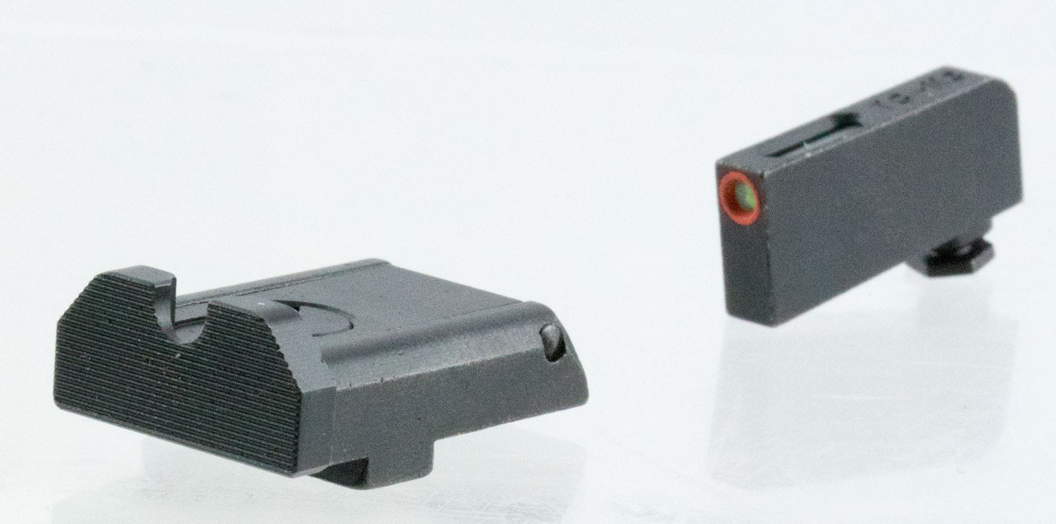 TruGlo TG13GLAPC TFX Pro Orange Fiber Optic, Tritium Front/ Black Rear/Black Nitride Fortress Frame/Compatible with Most Glock Except Single Stack
