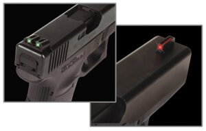 TruGlo TG131G1 Fiber-Optic Red/Fiber Optic Front Sight-Green/Fiber Optic Rear Sight Glock 17/17L/19