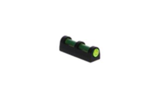 TruGlo TG947UG Long Bead Universal Metal Shotgun with Vent & 6-48 Base Rib Fiber Optic Green Black