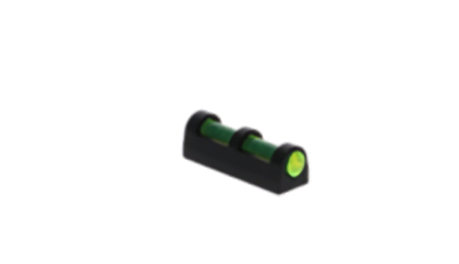 TruGlo TG947UG Long Bead Universal Metal Shotgun with Vent & 6-48 Base Rib Fiber Optic Green Black