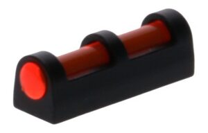 TruGlo TG947CRM Long Bead Beretta, Benelli, Stoeger 2000/P-350 Pump Fiber Optic Red 2.6mm Base Thread Black