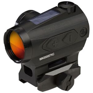 Sig Sauer Romeo 4T Red Dot Sight, 1x 20mm, Red Ballistic Dot and 65 MOA Circle, Black