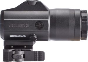 Sig Sauer JULIET3 Magnifier 3X24MM Powercam Qr Mount with Spacers Black