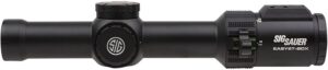 Sig Sauer Electro-Optics SOEBDX61101 Easy6 BDX Black 1-6x 24mm 30mm Tube Illuminated BDX-R2 Digital with 194 LEDs Reticle Features Ballistic Data