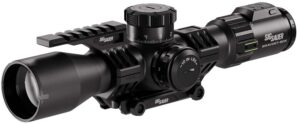 Sig Sauer BRAVO6T BDX Rifle Scope SOBBDX63104, 3-18x44mm, Illuminated MRAD DEV-L 2.0 Reticle, Black