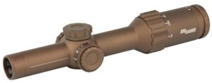 Sig Sauer Electro-Optics SOT61230 Tango6T Flat Dark Earth 1-6x24mm Illuminated Hellfire SVPS Reticle