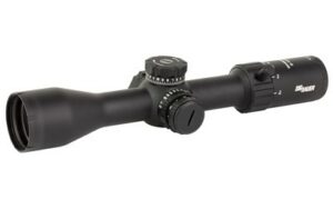 Sig Sauer Electro-Optics SOW43002 Whiskey4 SFP Exposed Zero Stop Black 3-12x44mm 30mm Tube Illuminated BDC-1 Hellfire Reticle