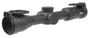 Sig Sauer Electro-Optics SOW43003 Whiskey4 SFP Low Profile Black 3-12x44mm 30mm Tube Quadplex Reticle