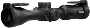 Sig Sauer Electro-Optics SOW42003 Whiskey4 Black 2.50-10x42mm, 30mm Tube Quadplex Reticle