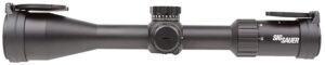 Sig Sauer Electro-Optics SOW42004 Whiskey4 Black 2.5-10x 42mm 30mm Tube Illuminated Hellfire Quadplex Reticle