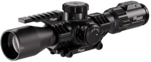 Sig Sauer Bravo6T-BDX SOBBDX63102 3-18x44mm Ballistic Rifle Scope, Illuminated MRAD Milling 2.0 Reticle