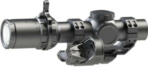 Sig Sauer Electro-Optics SOTMC61000-R1 Tango-MSR Compact Black 1-6x24mm, 30mm Tube Illuminated BDC6 Reticle, Romeo1 3MOA Red Dot Reticle with 10