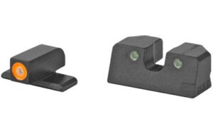 Meprolight Hyper-Bright Sights 401103131, Sig Dovetail #8/#8, Orange Front, Black Rear