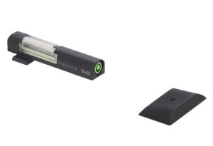 Meprolight USA 632213108 FT Bullseye Front Sight Green/Tritium/Fiber Optic Black Frame, Fits Smith & Wesson M&P Shield, Dovetail Mount