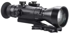 AGM Global Vision 15WP4423484111 Wolverine Pro-4 3AW1 Night Vision Rifle Scope Matte Black 4x70mm Gen 3 Auto-Gated White Phosphor Level 1 Illuminated