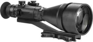 AGM Global Vision 15WP6622483011 Wolverine Pro-6 NL1 Night Vision Riflescope Matte Black 6x 100mm Gen 2+ Level 1 Illuminated Red Chevron with
