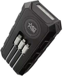 AGM Global Vision 6628XPB31 Solar Power Bank Black 5V