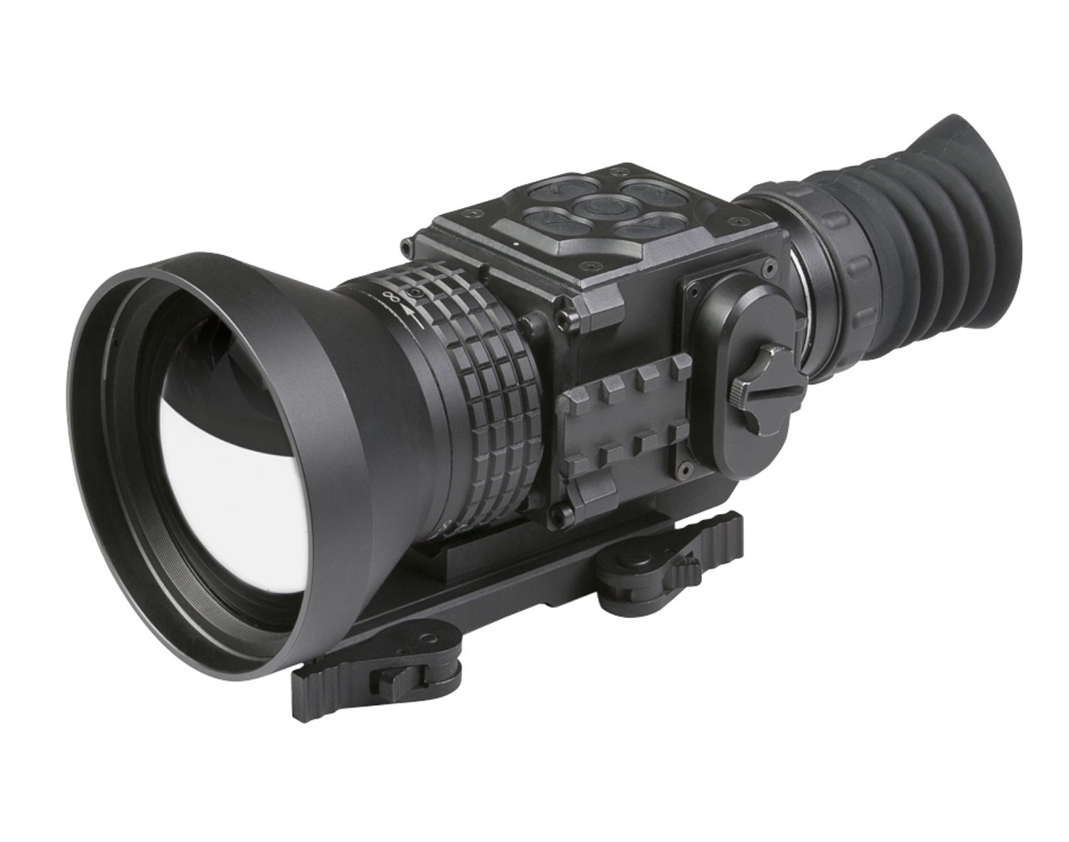 AGM Global Vision 3083455008SE71 Secutor T75-384 Thermal Rifle Scope Black 3.6x 75mm Multi Reticle 384x288, 50Hz Resolution Zoom Digital 1x/2x/4x/PIP