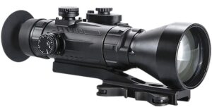 AGM Global Vision 15WP4423474111 Wolverine Pro-4 3APW Night Vision Rifle Scope Matte Black 4x70mm Gen 3 Auto-Gated White Phosphor Illuminated Red