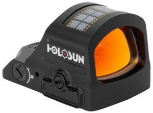 Holosun HS407C X2 Reflex Sight, 2 MOA Red Dot, Solar, Shake Awake