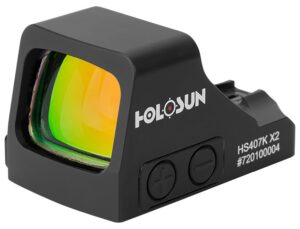 Holosun HS407K X2 Compact Reflex Sight, 6 MOA Red Dot, Shake Awake