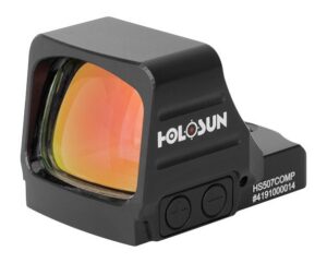 Holosun HS507COMP-GD Competition Reflex Sight, Gold 2 MOA Dot and 32 MOA Circle