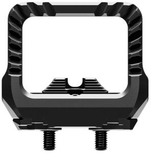 Radian Weapons G1502 Guardian Optic Guard with Stealth Sights Black Anodized Hardcoat Aluminum EPS Mount Compatible with Glock MOS Handgun