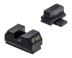 Night Fision SIG180240238ZXZX Blacked Out Stealth Optic Height Sights for P365