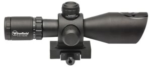 Firefield FF13064 Barrage Matte Black 2.5-10x40mm Illuminated Red/Green MIL-Dot Reticle
