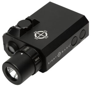 Sightmark SM25012 LoPro Mini Combo Flashlight and Green Laser Sight Matte Black 300 Lumens White LED