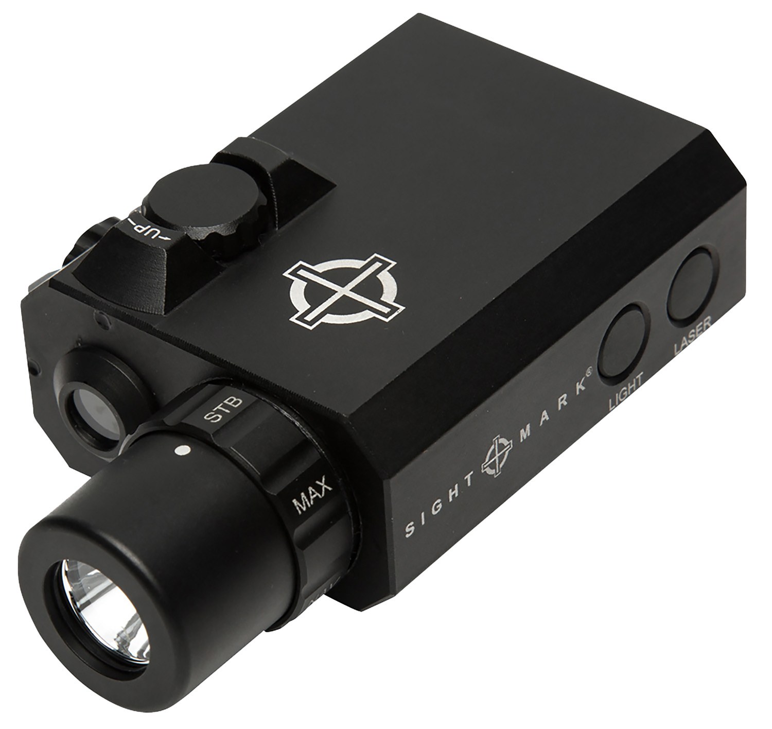 Sightmark SM25012 LoPro Mini Combo Flashlight and Green Laser Sight Matte Black 300 Lumens White LED