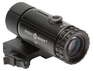 Sightmark SM19063 T-3 Magnifier 3X with Flip to Side Mount Matte Black 3 X 23mm